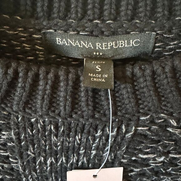 Banana Republic Marled Chunky Crewneck Sweater - Picture 4 of 4